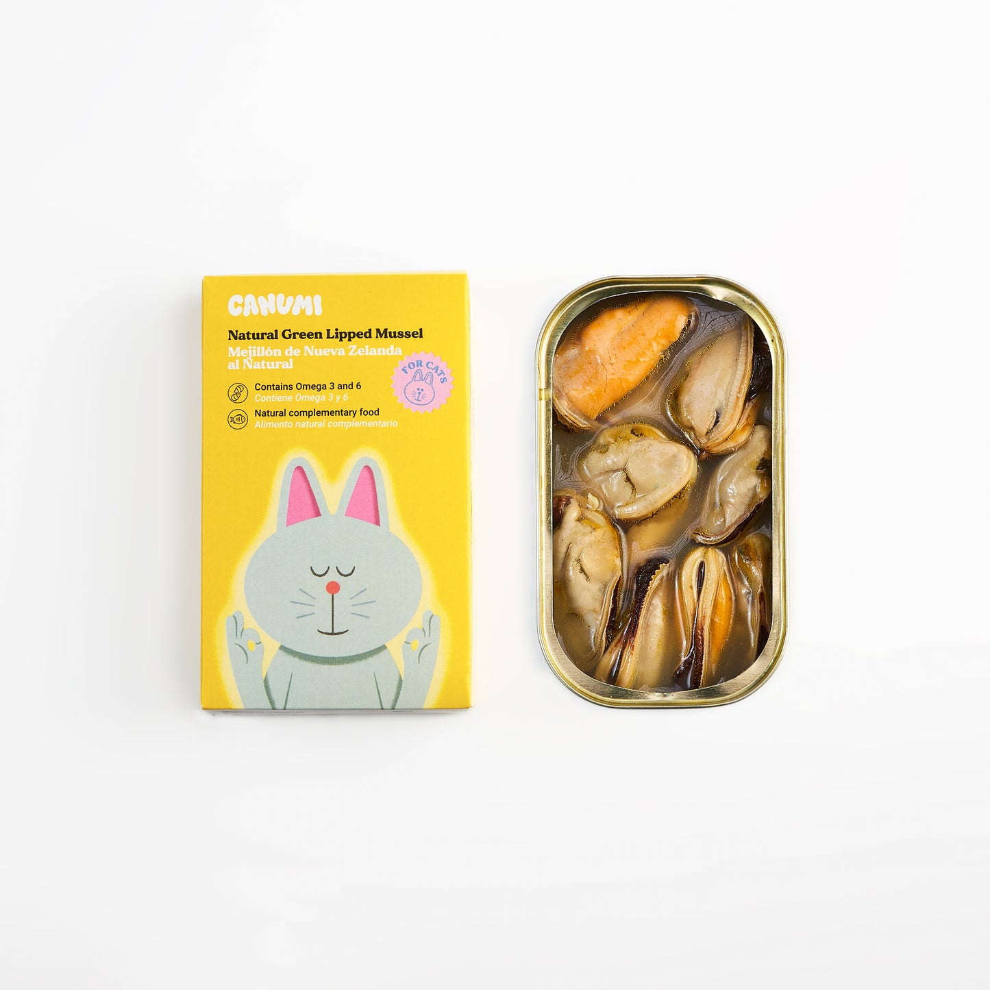 Canumi Green Lipped Mussels Seafood Topper for Cats and Dogs