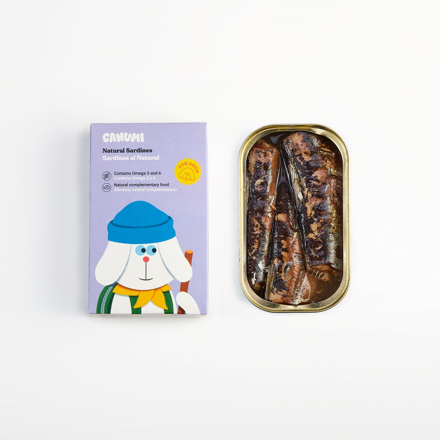 Canumi Natural Sardines Fish Topper for Dogs and Cats