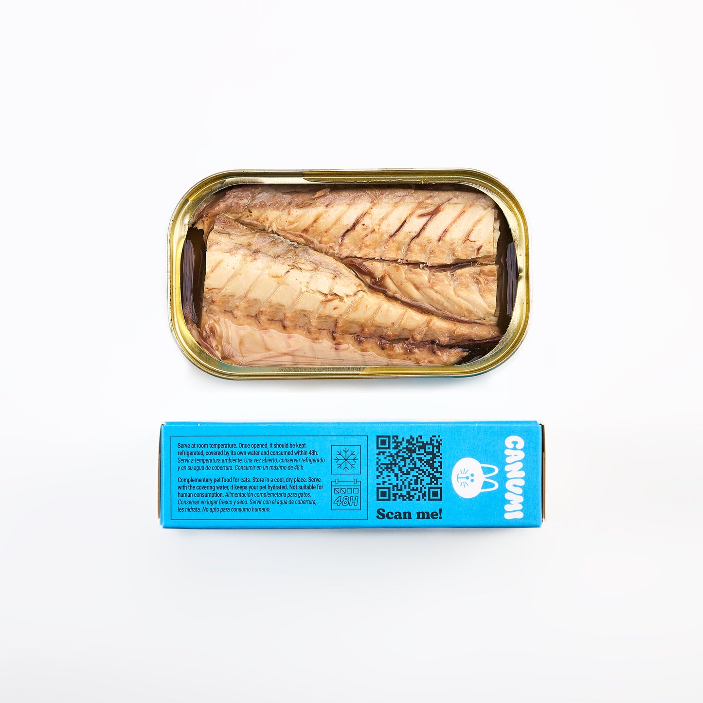 Canumi Mackerel Fillets Fish Topper for Dogs and Cats