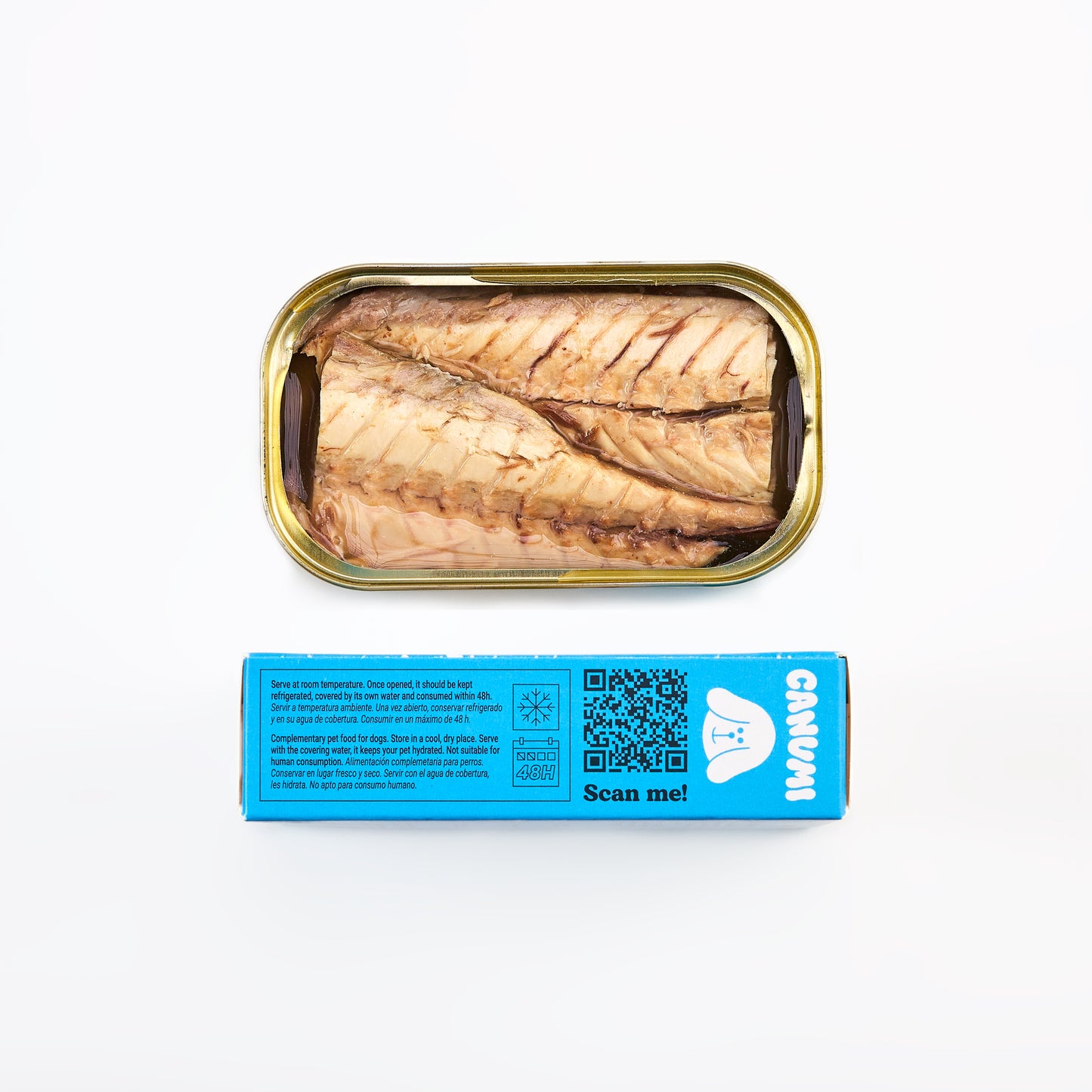 Canumi Mackerel Fillets Fish Topper for Dogs and Cats