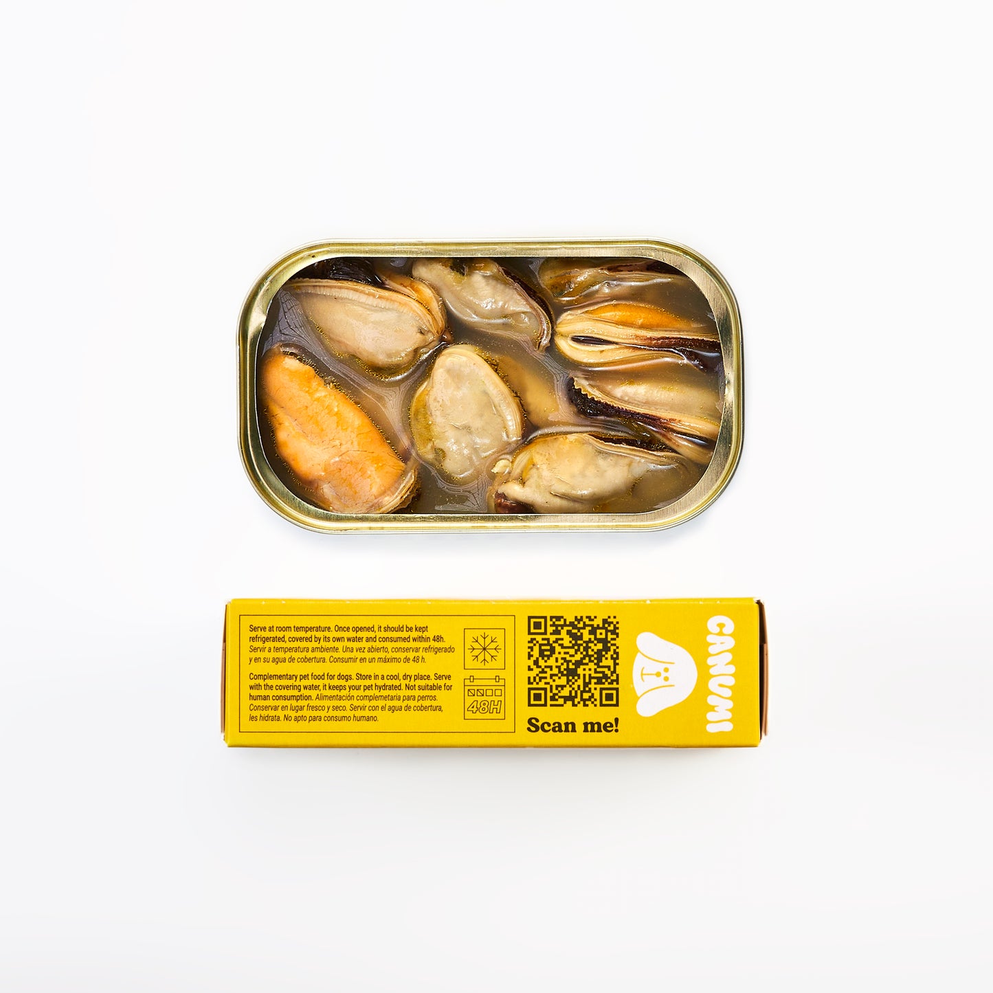 Canumi Green Lipped Mussels Seafood Topper for Cats and Dogs