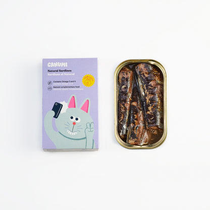 Canumi Natural Sardines Fish Topper for Dogs and Cats