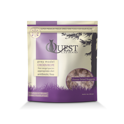 Quest Prey Model Freeze Dried Raw Nuggets for Cats