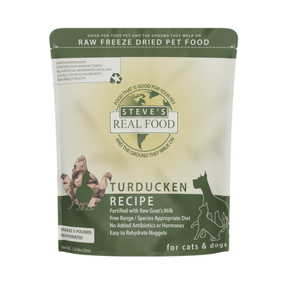 Steve's Real Food Raw Freeze Dried Nuggets for Cats & Dogs