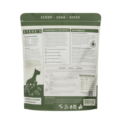 Steve's Real Food Raw Freeze Dried Nuggets for Cats & Dogs