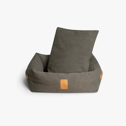 Denjo - Dog Bed Classic Nest with Leather Details