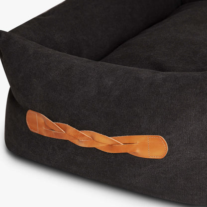 Denjo - Dog Bed Classic Nest with Leather Details