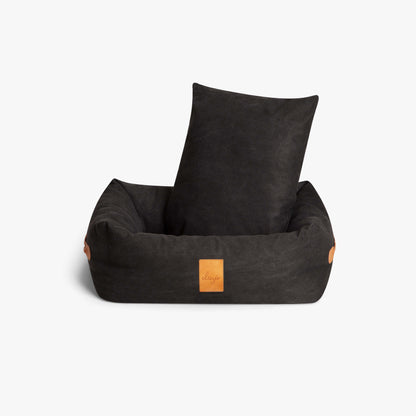 Denjo - Dog Bed Classic Nest with Leather Details